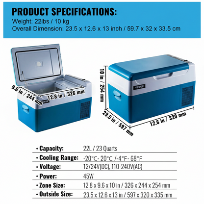 ثلاجة وفريزر محمولان من نيكسو فريزيو™